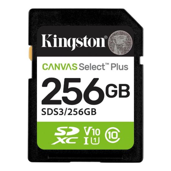 Obrázek Kingston SDXC karta 256 GB Canvas Select Plus, U1, V10, A1