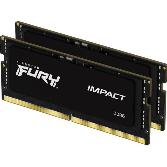 Obrázek KINGSTON SODIMM DDR5 32 GB (Kit of 2) 4800MT/ s CL38 FURY Impact