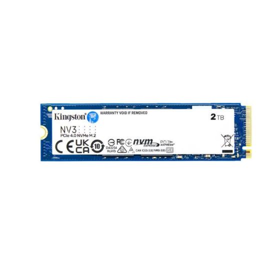Obrázek Kingston SSD 2 TB NV3, M.2 2280, NVMe PCIe Gen4 x 4, (R: 6000MB/ s; W: 5000MB/ s)