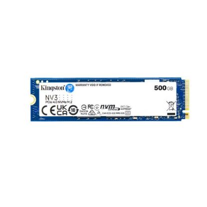 Obrázek Kingston SSD 500 GB NV3, M.2 2280, NVMe PCIe Gen4 x 4, (R: 5000MB/ s; W: 3000MB/ s)