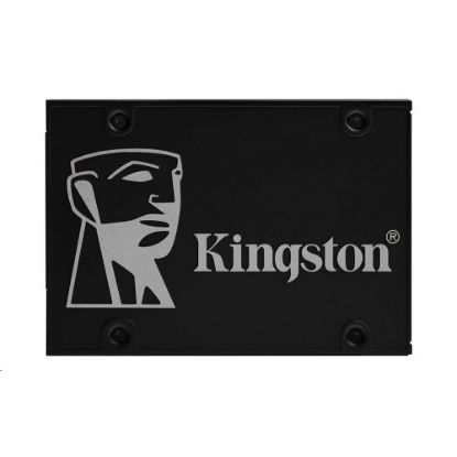 Obrázek Kingston SSD 512 GB KC600 SATA3 2.5" (R: 550, W: 520MB/ s)