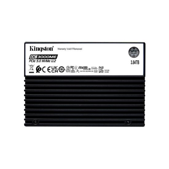 Obrázek Kingston 3, 84 TB SSD Data Centre DC3000M (Mixed Use) Enterprise U.2 PCIe 5.0 NVMe Enterprise SSD