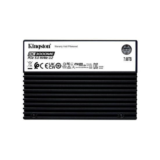 Obrázek Kingston 7, 68 TB SSD Data Centre DC3000M (Mixed Use) Enterprise U.2 PCIe 5.0 NVMe Enterprise SSD