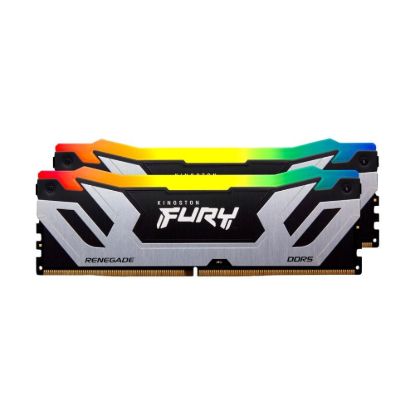Obrázek KINGSTON CUDIMM DDR5 48 GB (Kit of 2) 8800MT/ s CL42 FURY Renegade RGB Silver