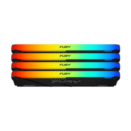 Obrázek KINGSTON DIMM DDR4 64 GB (Kit of 4) 3600MT/ s CL18 FURY Beast RGB, XMP