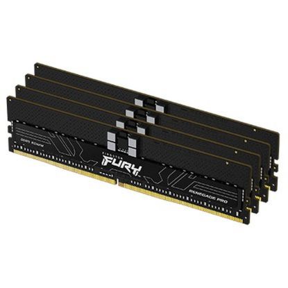 Obrázek KINGSTON DIMM DDR5 128 GB(Kit of 4) 6000MT/ s ECC Reg FURY Renegade Pro EXPO