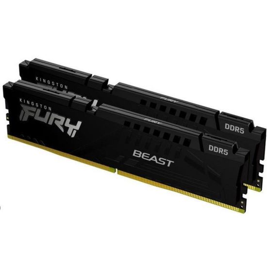 Obrázek KINGSTON DIMM DDR5 64 GB (Kit of 2) 5600MT/ s CL36 FURY Beast Černá EXPO