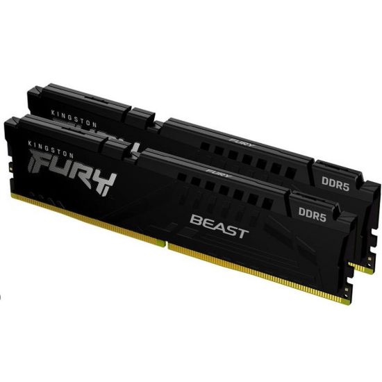 Obrázek KINGSTON DIMM DDR5 64 GB (Kit of 2) 5600MT/ s CL40 FURY Beast Černá