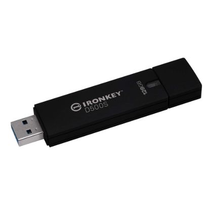 Obrázek Kingston Flash Disk IronKey 128 GB D300S, USB 3.2 Gen 1