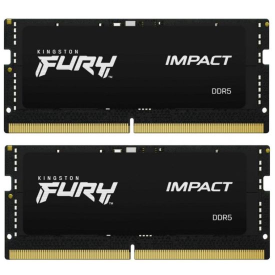 Obrázek KINGSTON SODIMM DDR5 32 GB (Kit of 2) 5600MT/ s CL40 FURY Impact PnP