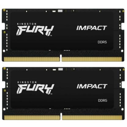 Obrázek KINGSTON SODIMM DDR5 64 GB (Kit of 2) 5600MT/ s CL40 FURY Impact PnP