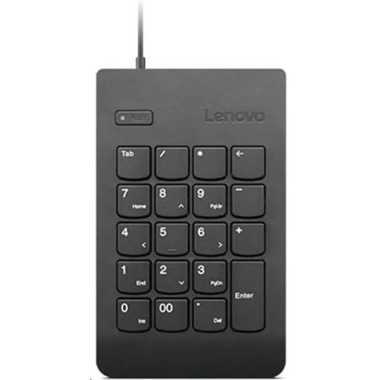 Obrázek LENOVO klávesnice drátová USB Numeric Keypad Gen II, černá