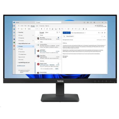 Obrázek LENOVO LCD S24- 4e - 23.8", IPS, 16: 9, 1920 x 1080, 100 Hz, 250cd/ m2, 1300: 1, 4 ms(GtG), VGA, HDMI
