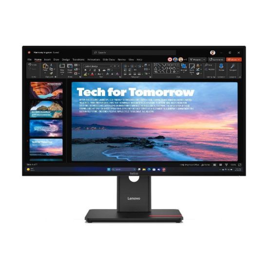 Obrázek LENOVO LCD T27QD- 40 - 27", IPS, 16: 9, 2560 x 1440, 120 Hz, 350cd/ m2, 1500: 1, 4 ms, HDMI, DP, DP out, DC, USB Hub…