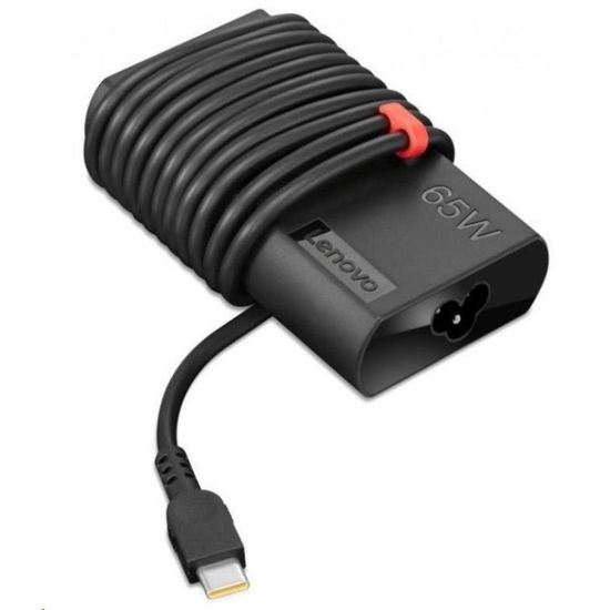 Obrázek LENOVO napájecí adaptér USB- C 65 W Slim AC Adapter (CE)
