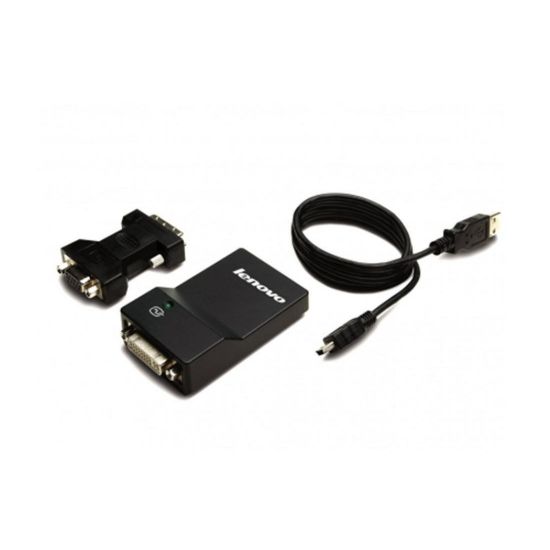 Obrázek LENOVO adaptér USB 3.0 to DVI/ VGA Monitor Adapter