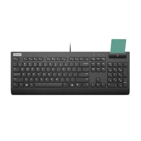 Obrázek LENOVO klávesnice drátová Smartcard Keyboard II CZ/ SK - USB, černá