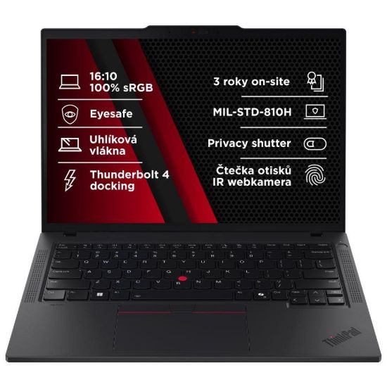 Obrázek LENOVO NTB Thinkpad T14 AMD G6 - Ryzen7 AI PRO 350, 14" 2.8K OLED Touch, 32 GB, 1 TBSSD, IRcam, W11P