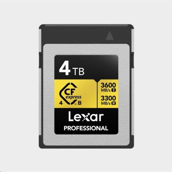 Obrázek Lexar CFexpress 4.0 Pro Gold R3600/ W3300 4 TB