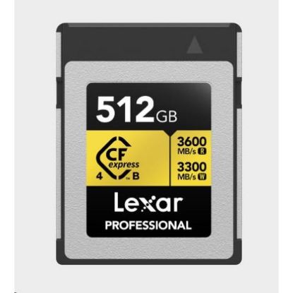 Obrázek Lexar CFexpress 4.0 Pro Gold R3600/ W3300 512 GB
