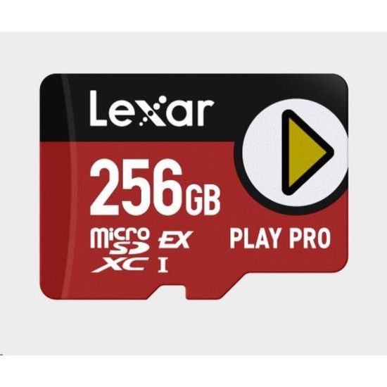 Obrázek Lexar microSD Express I PLAY Pro Express 7.1, R900/ W600 C10 U3 (UHS- I) 256 GB