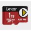 Obrázek Lexar microSD Express PLAY Pro Express 7.1, R900/ W600 C10 U3 (UHS- I) 1 TB