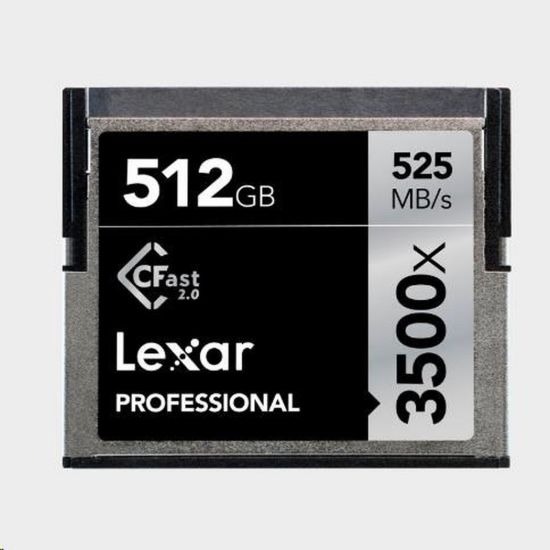 Obrázek Lexar Pro 3500X Cfast (VPG- 130) R525/ W445 512 GB
