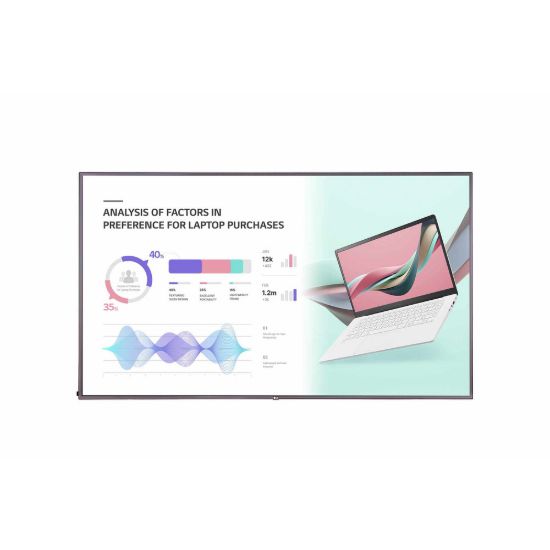 Obrázek LG 86" signage 86UH5N- M - UHD, 24h, 500 nit, WebOS 6.0