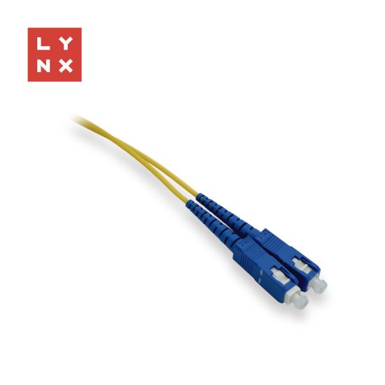 Obrázek LYNX duplexní patch kabel SM, OS2, SC/ SC, 9/ 125µm, 1m