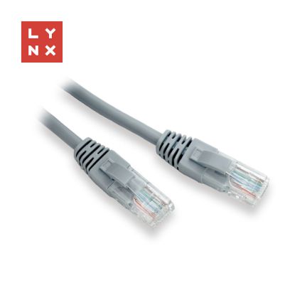 Obrázek LYNX UTP patch kabel Cat5e, PVC, CCA, 20m, šedý