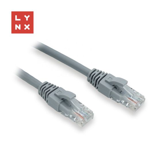 Obrázek LYNX UTP patch kabel Cat6, PVC, 2m, šedý