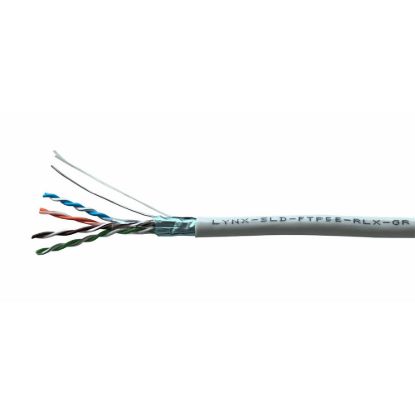 Obrázek FTP kabel LYNX REELEX AIR, Cat5E, drát, PVC, Eca, šedý, 305m