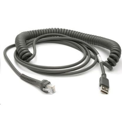 Obrázek Motorola kabel pro čtečky kroucený USB 2,8m