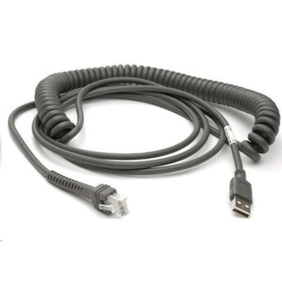 Obrázek Motorola kabel pro čtečky kroucený USB 2,8m