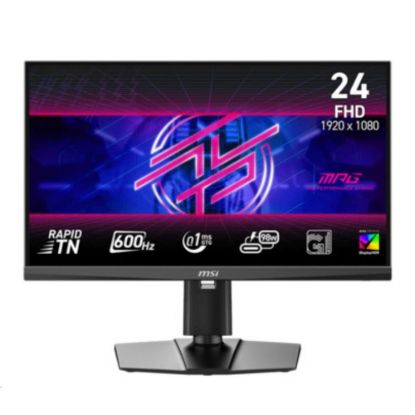Obrázek MSI LCD MPG 242R X60N, 24, 1" FHD, 600 Hz, 0, 1 ms, USB, DP, HDMI, VESA, Audio, Black