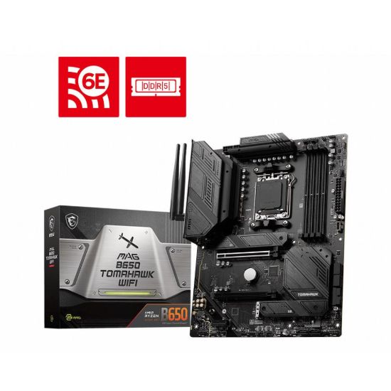 Obrázek MSI MB Sc AM5 MAG B650 TOMAHAWK WIFI, AMD B650, 4xDDR5, 1xDP, 1xHDMI, WI- FI