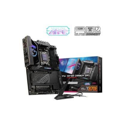 Obrázek MSI MB Sc AM5 MPG X870E CARBON WIFI, AMD X870, 4xDDR5, 1xHDMI, 2xUSB4, WI- FI