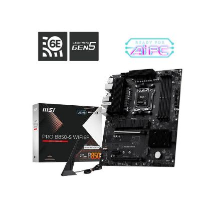 Obrázek MSI MB Sc AM5 PRO B850- S WIFI6E, AMD B850, 4xDDR5, WiFi, 1xHDMI, 1xDP