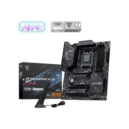 Obrázek MSI MB Sc AM5 X870E GAMING PLUS WIFI, AMD X870E, 4xDDR5, 1xHDMI, 1xUSB4, WI- FI