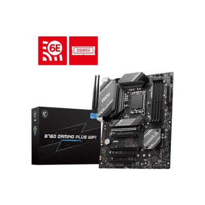 Obrázek MSI MB Sc LGA1700 B760 GAMING PLUS WIFI, Intel B760, 4xDDR5, 1xDP, 1xHDMI, ATX