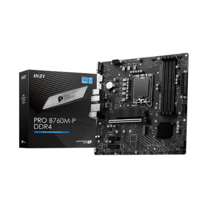 Obrázek MSI MB Sc LGA1700 PRO B760M- P DDR4, Intel B760, 4xDDR4, 1xDP, 1xHDMI, 1xVGA, mATX