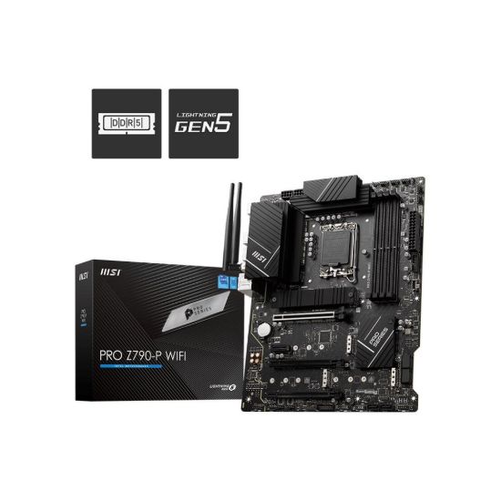 Obrázek MSI MB Sc LGA1700 PRO Z790- P WIFI, Intel Z790, 4xDDR5, 1xDP, 1xHDMI, WI- FI