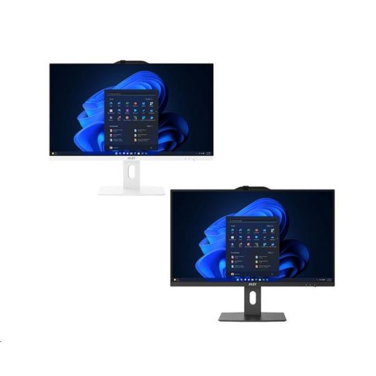Obrázek MSI PC AiO PRO AP272P 14M- 1002XEU, i3- 14100, 27" FHD, Anti- Glare, Non- touch, 8 GB, 512 GB SSD, N/ A, No OS, Bílá