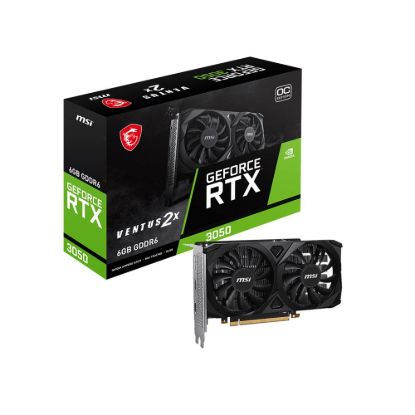 Obrázek MSI VGA NVIDIA GeForce RTX 3050 VENTUS 2X E 6G OC, 6G GDDR6, 1xDP, 2xHDMI