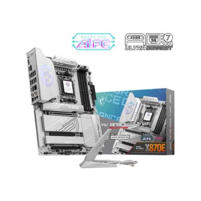 Obrázek MSI MB Sc AM5 MAG MPG X870E EDGE TI WIFI, AMD X870E, 4xDDR5, 2xUSB4, 1xHDMI, WiFi, ATX