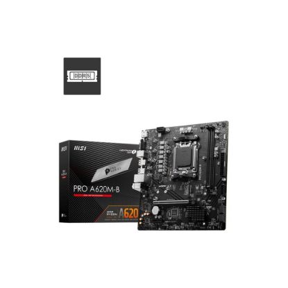 Obrázek MSI MB Sc AM5 PRO A620M- B, AMD A620, 2xDDR5, 1xHDMI, 1xVGA, mATX