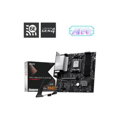 Obrázek MSI MB Sc AM5 PRO B840M- P WIFI6E, AMD B840, 4xDDR5, 1xHDMI, WI- FI, mATX
