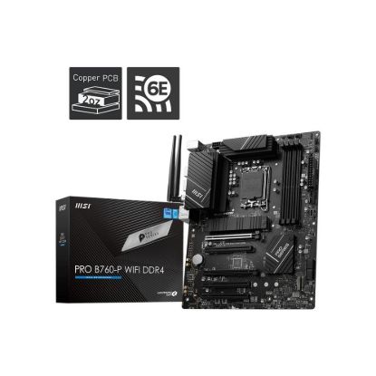 Obrázek MSI MB Sc LGA1700 PRO B760- P WIFI DDR4, Intel B760, 4xDDR4, 1xDP, 1xHDMI, WI- FI