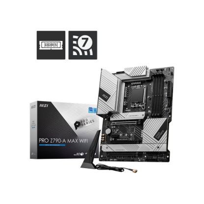 Obrázek MSI MB Sc LGA1700 PRO Z790- A MAX WIFI, Intel Z790, 4xDDR5, 1xDP, 1xHDMI, WI- FI