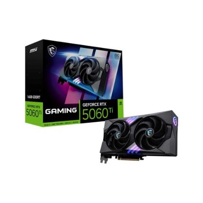 Obrázek MSI VGA NVIDIA GeForce RTX 5060 Ti 16G GAMING OC, RTX 5060 Ti, 16 GB GDDR7, 3xDP, 1xHDMI